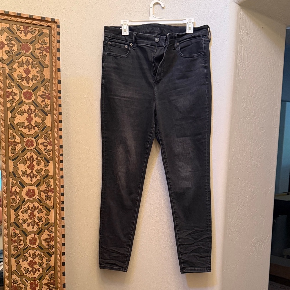 American Eagle 🦅 Women's Black Skinny Jeans Luxe Stretch